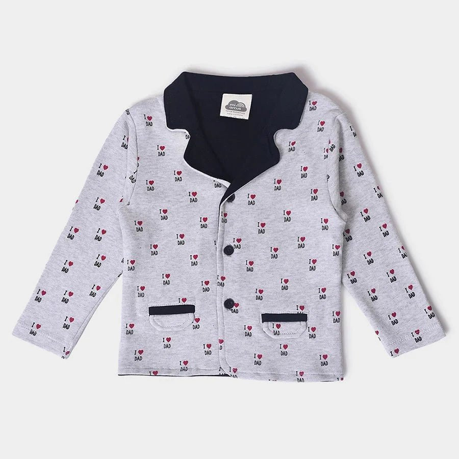 1Pk Cotton Interlock Blazer Blazer 8
