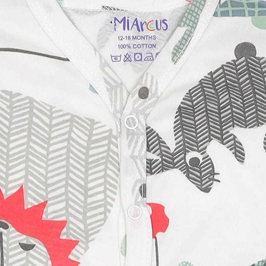 1Pk Cotton Interlock Sleep Suit Sleep Suit 4