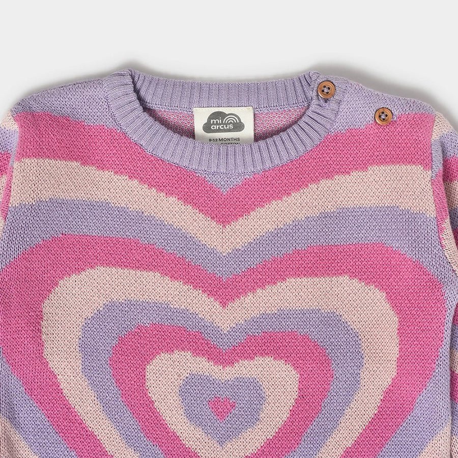 1Pk Cotton Jacquard Knit Sweater Full Sleeves Sweater Full Sleeves 5