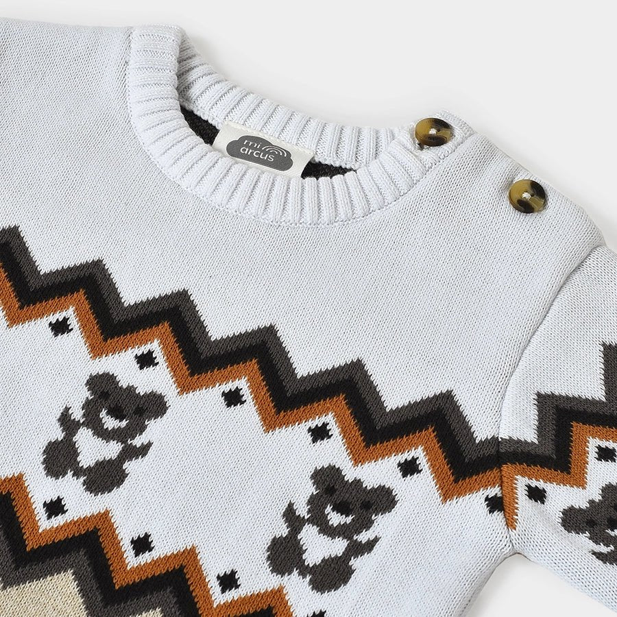 1Pk Cotton Jacquard Knit Sweater Full Sleeves Sweater Full Sleeves 12