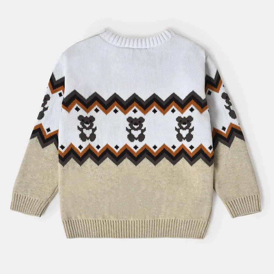 1Pk Cotton Jacquard Knit Sweater Full Sleeves Sweater Full Sleeves 10