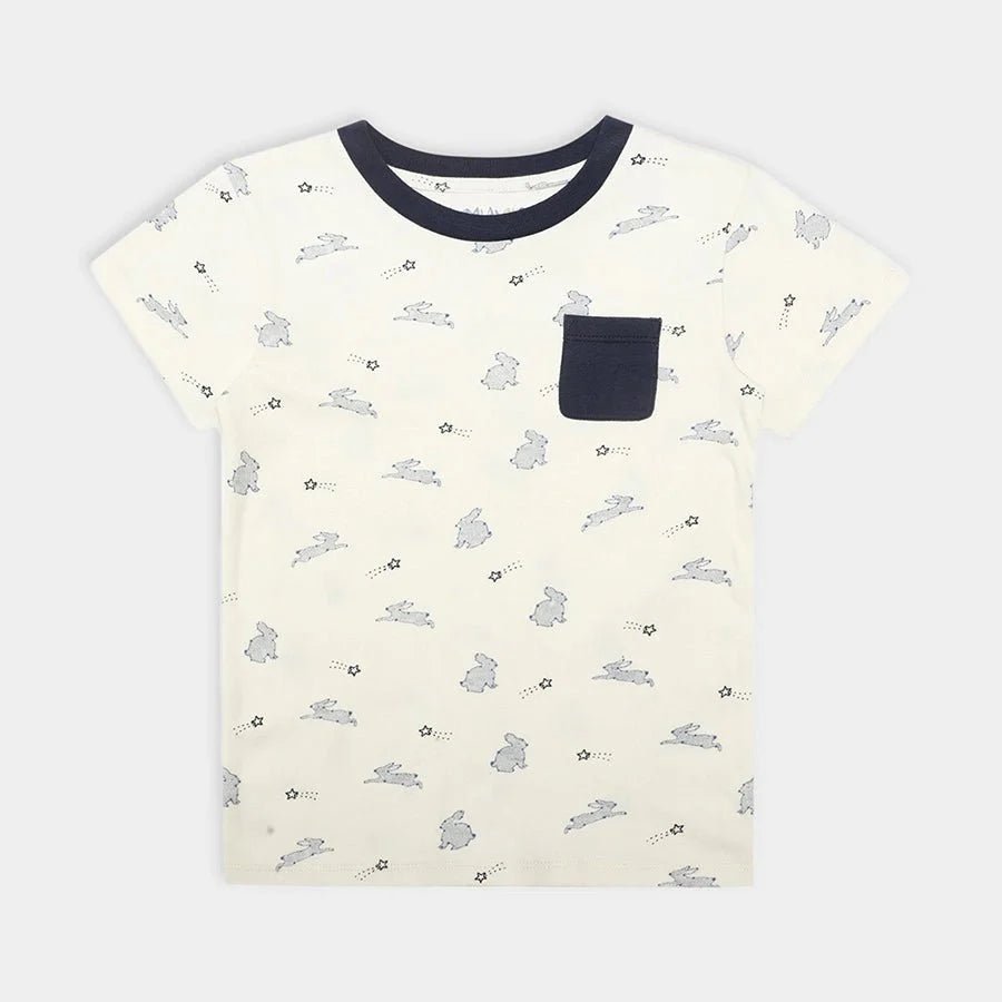 1Pk Cotton Jersey Half Sleeve T-Shirt Half Sleeve T-Shirt 1