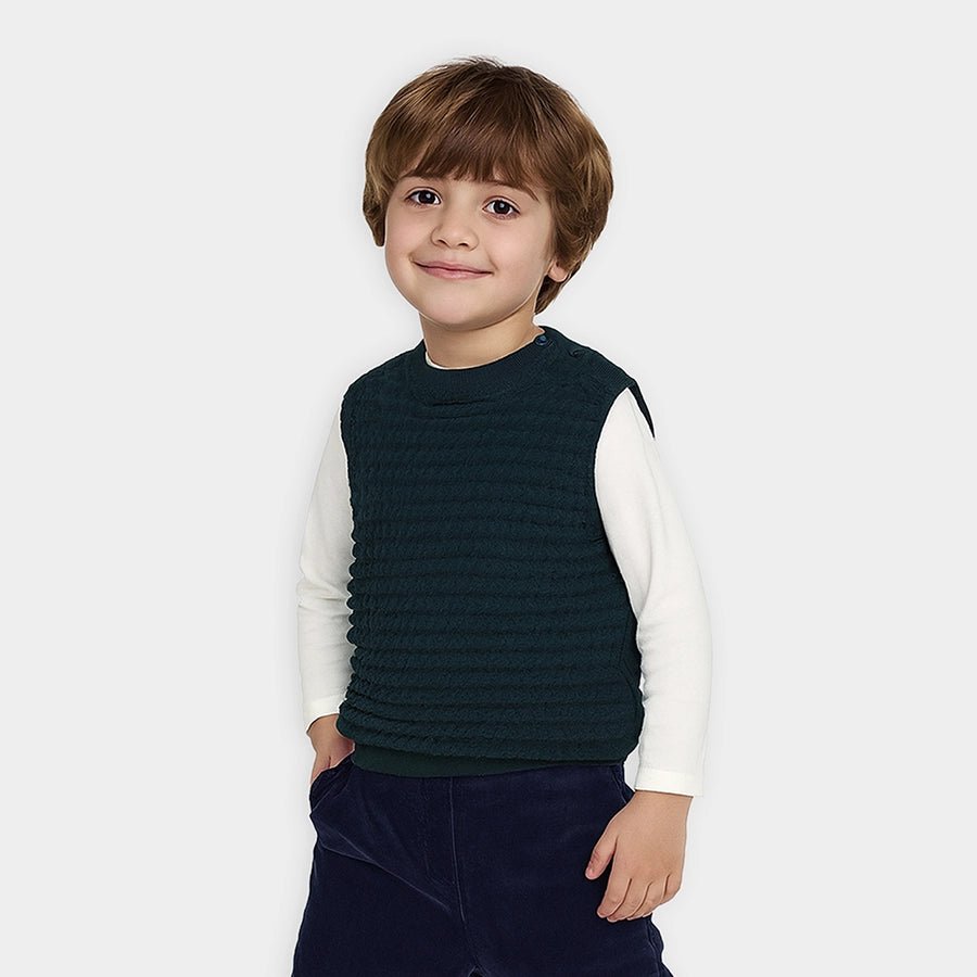 1Pk Cotton Jersey Knit Sleeveless Sweater Sleeveless Sweater 1