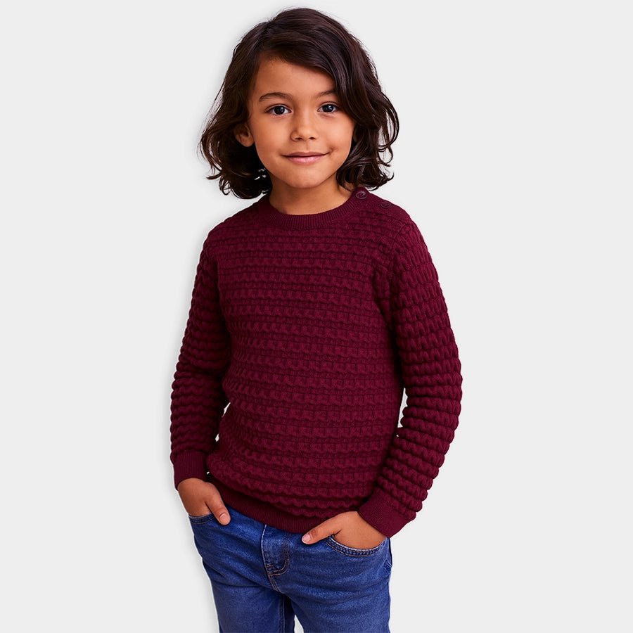 1Pk Cotton Jersey Knit Sweater Full Sleeves Sweater Full Sleeves 1