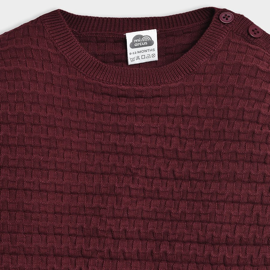 1PK Cotton Jersey Knit Sweater Full Sleeves Sweater Full Sleeves 4