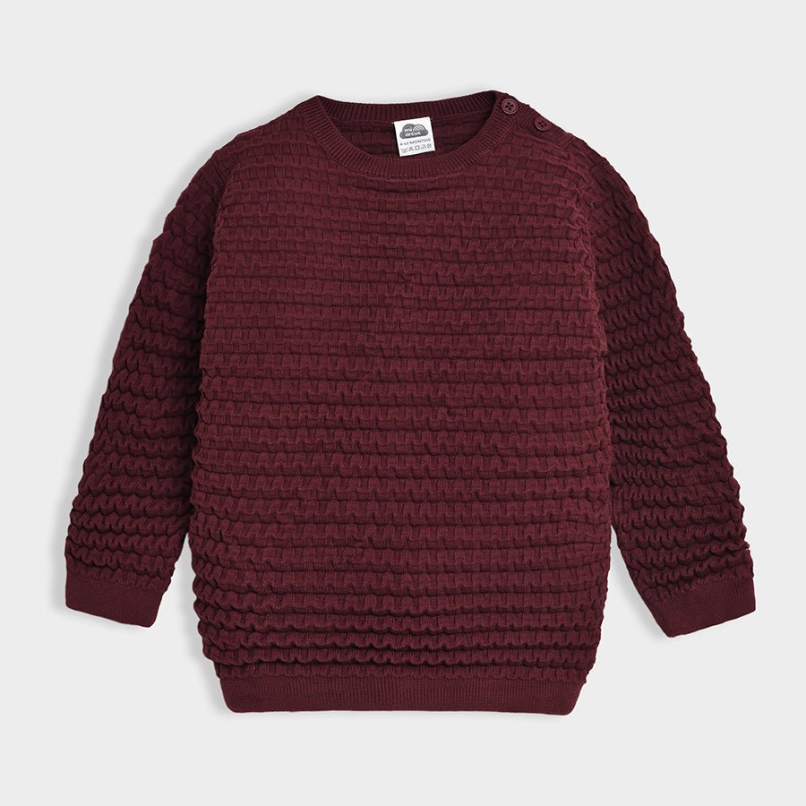 1PK Cotton Jersey Knit Sweater Full Sleeves Sweater Full Sleeves 2