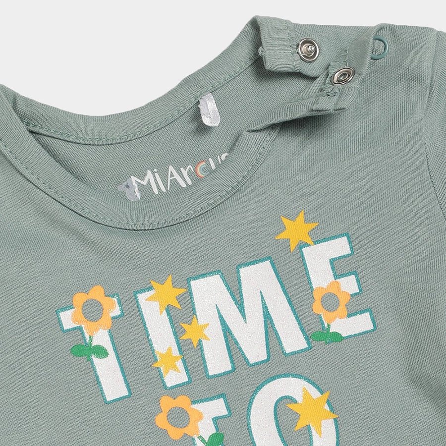 1Pk Cotton Jersey Romper Romper 4