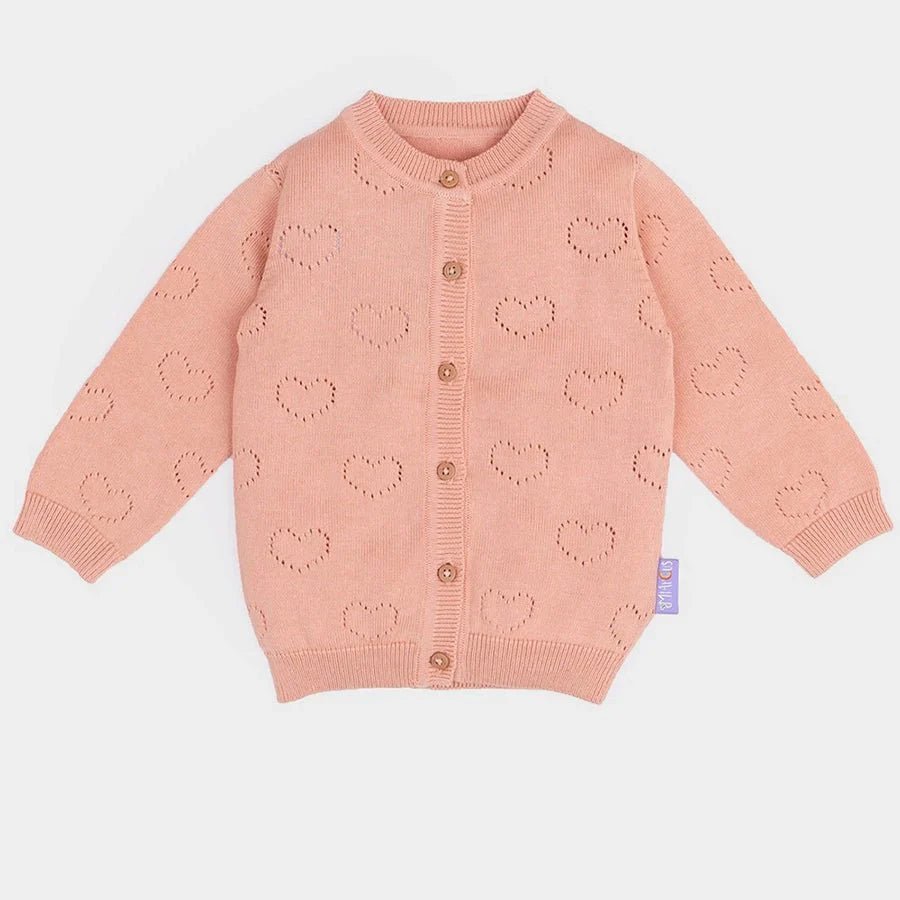 1Pk Cotton Pointelle Knit Sweater Full Sleeves Sweater Full Sleeves 1