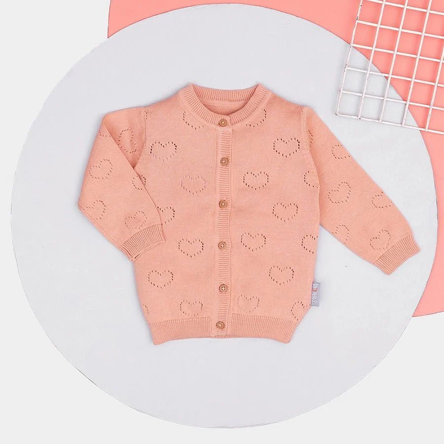 1Pk Cotton Pointelle Knit Sweater Full Sleeves Sweater Full Sleeves 2