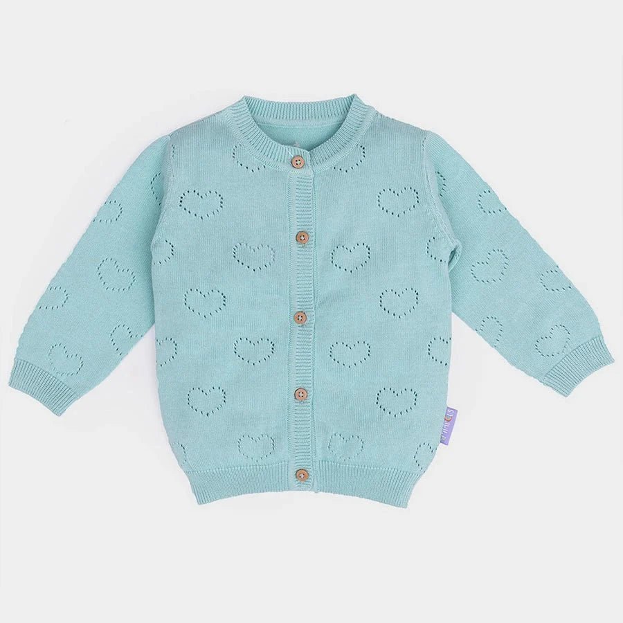 1Pk Cotton Pointelle Knit Sweater Full Sleeves Sweater Full Sleeves 1