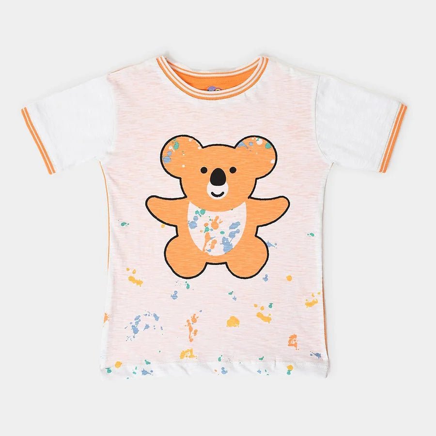 1Pk Cotton Slub Jersey Half Sleeve T-Shirt Half Sleeve T-Shirt 2