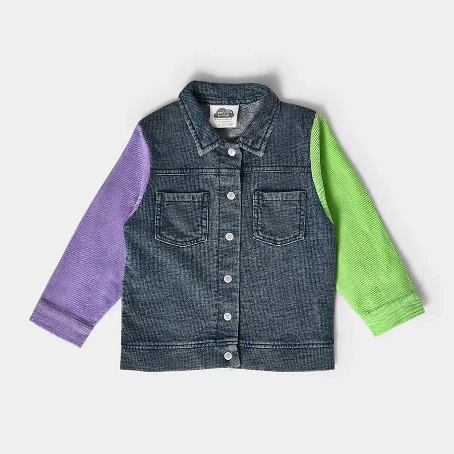 1Pk Cotton Terry Jacket Full Sleeves Jacket Full Sleeves 2
