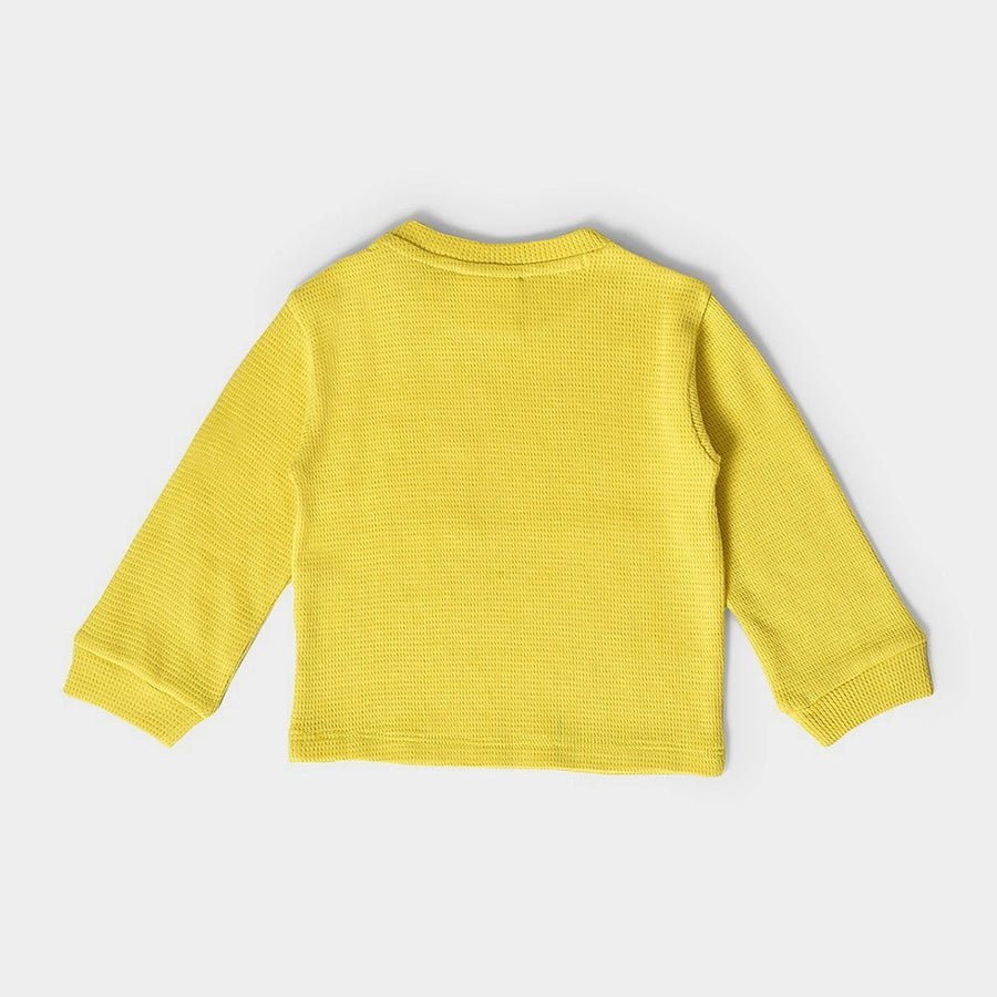 1Pk Cotton Waffle Full Sleeve T-Shirt Full Sleeve T-Shirt 9