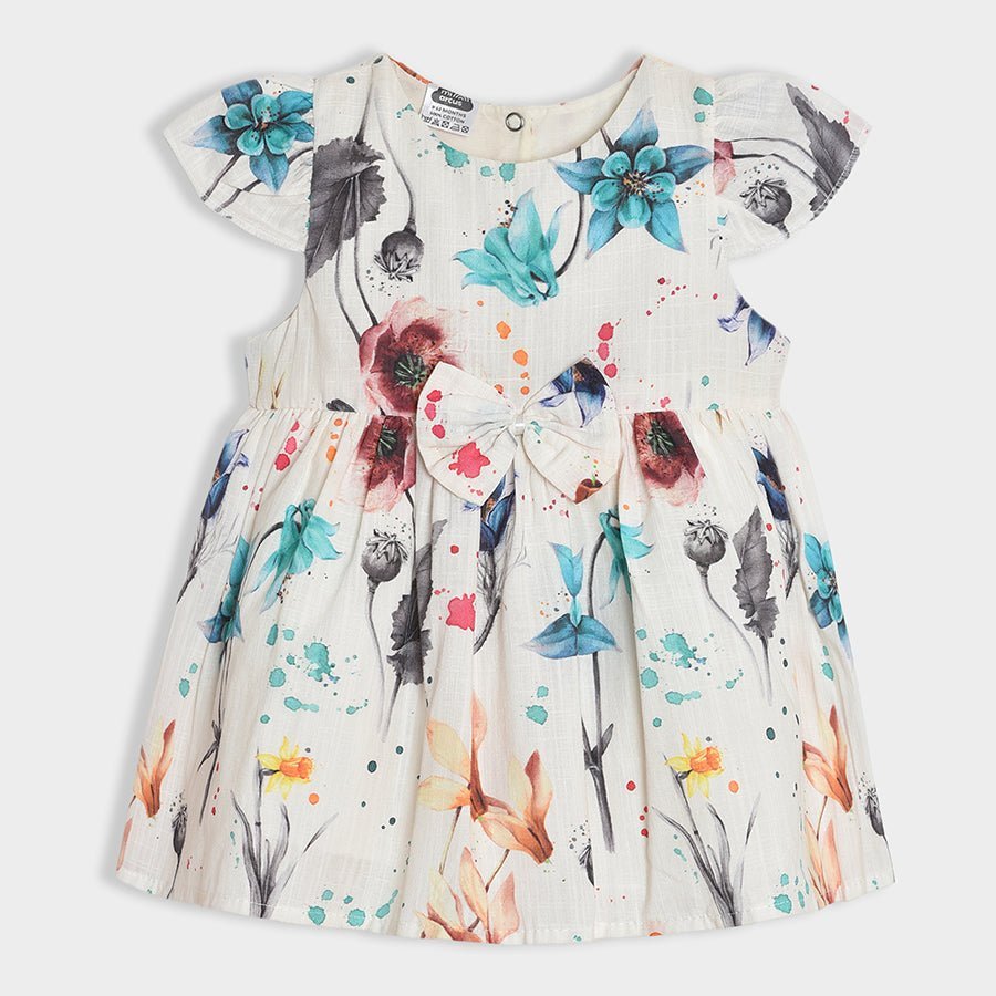 1Pk Cotton Woven Frock Frock 5