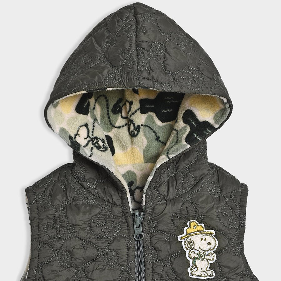 1PK Polyester Antipill Sleeveless Jacket Reversible Sleeveless Jacket 5