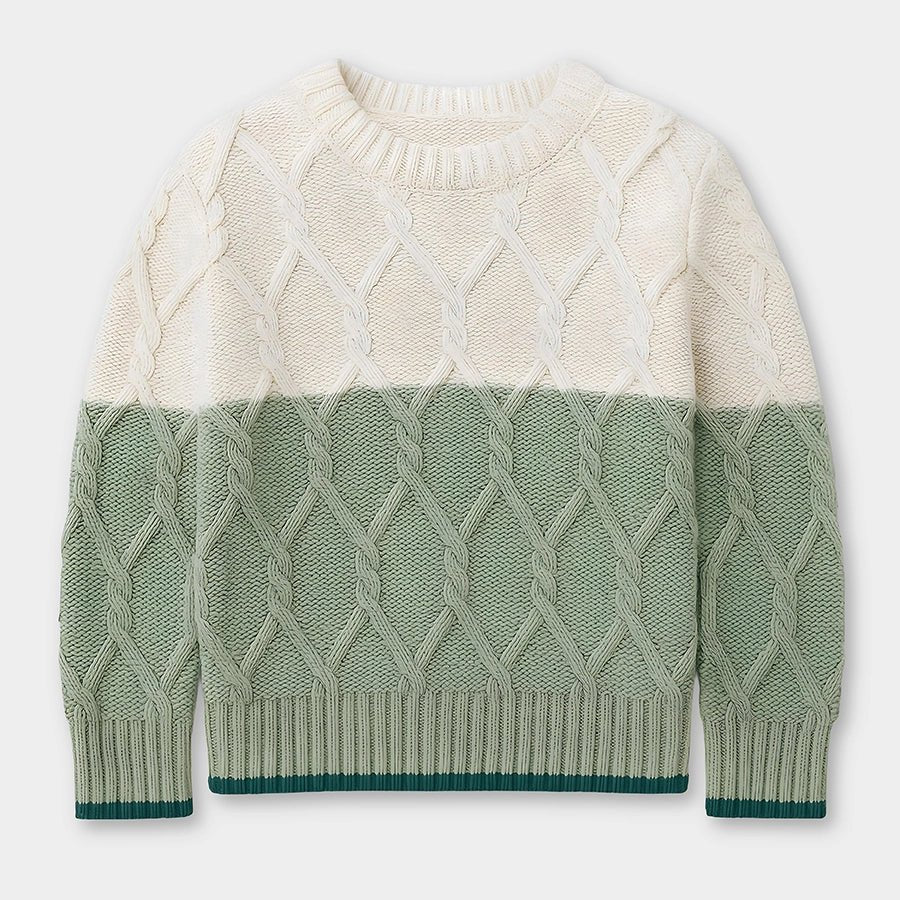 1Pk Polyester Cable Knit Sweater Full Sleeves Sweater Full Sleeves 2