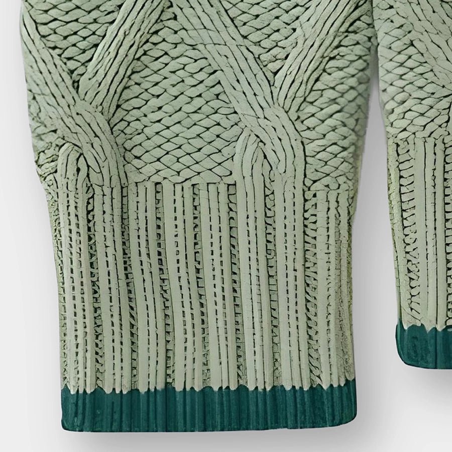1Pk Polyester Cable Knit Sweater Full Sleeves Sweater Full Sleeves 6