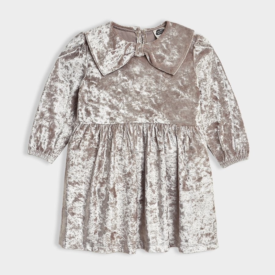 1Pk Polyester Lurex Velvet Frock Frock 2
