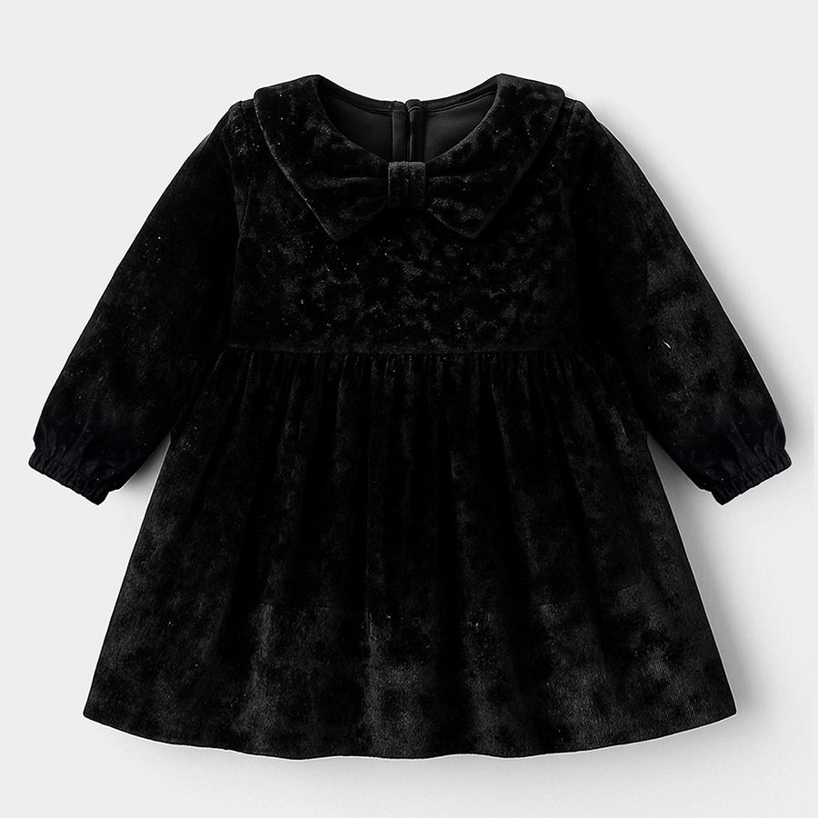 1Pk Polyester Lurex Velvet Frock Frock 2