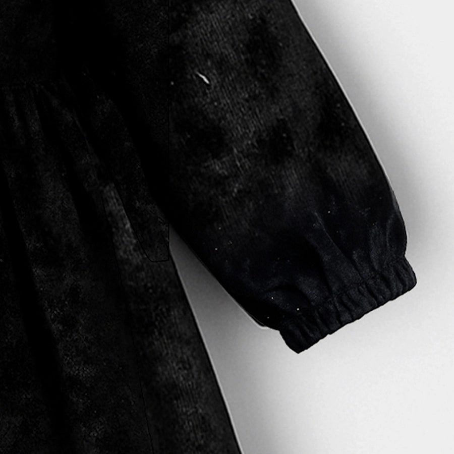 1Pk Polyester Lurex Velvet Frock Frock 4