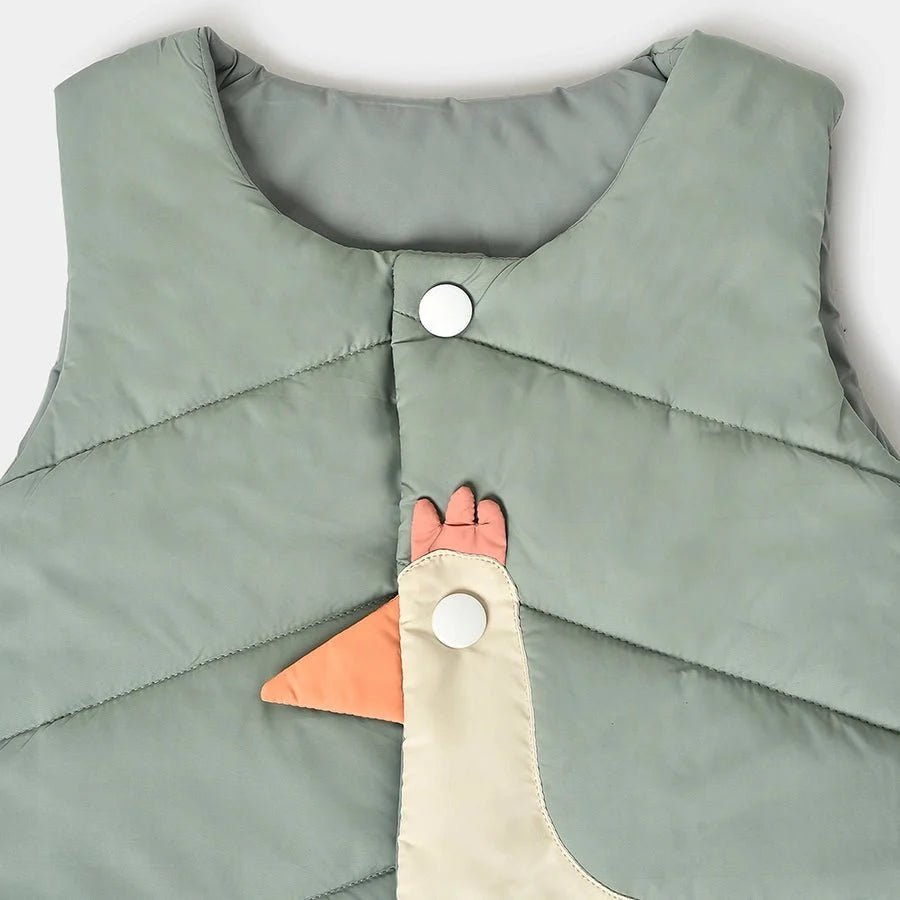 1Pk Polyester Ns Sleeveless Jacket Sleeveless Jacket 4