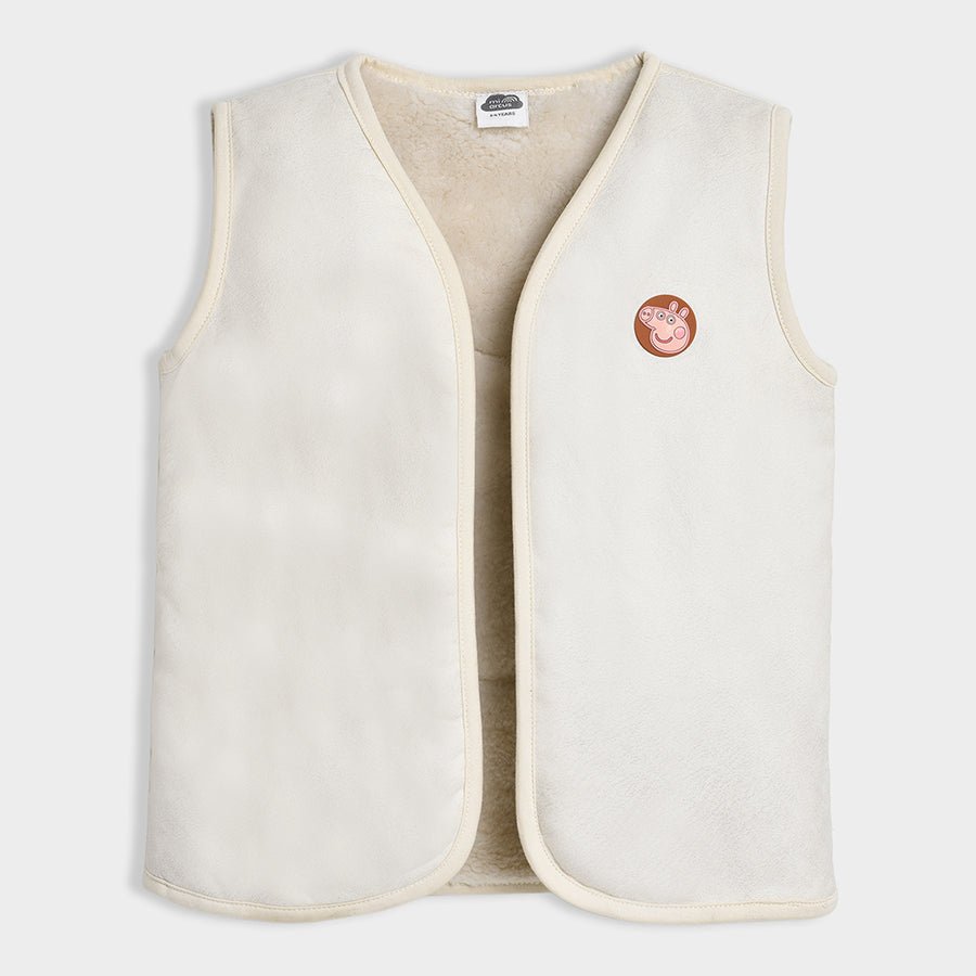 1Pk Polyester Pile Sleeveless Jacket Sleeveless Jacket 1