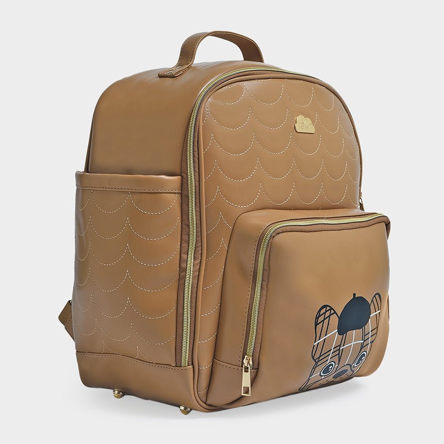 1Pk Vegan leather Diaper Bag Diaper Bag 4