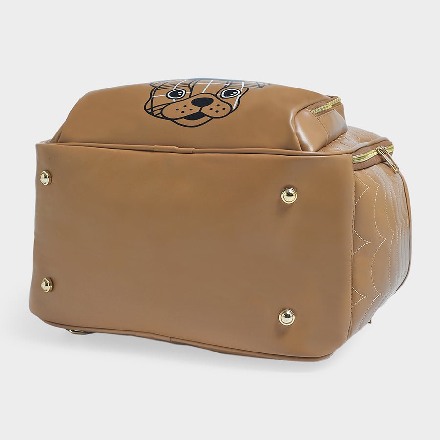 1Pk Vegan leather Diaper Bag Diaper Bag 6