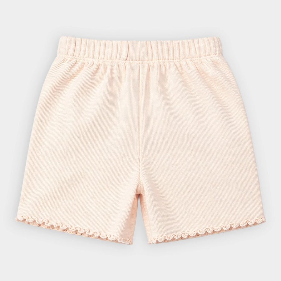 2Pc Blended Rib Knit T-Shirt - Short Set T-Shirt - Short Set 6