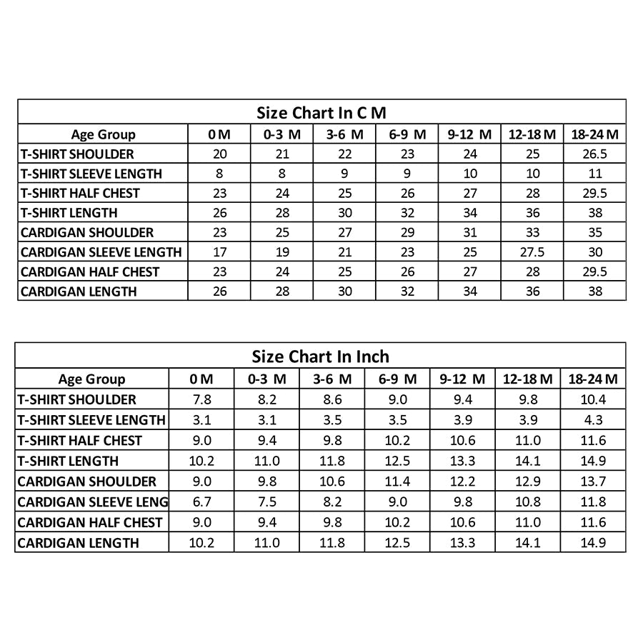 2Pk 100% Cotton Fine Knit Cardigan Set Sweater & T-Shirt Set 10