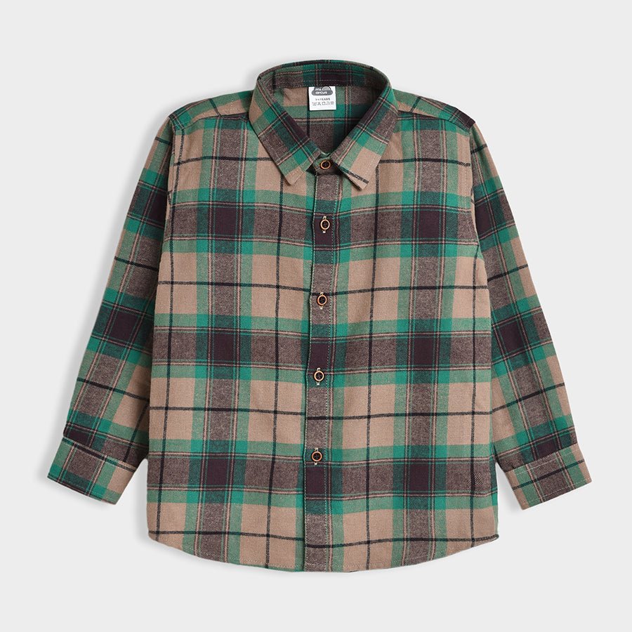 2Pk Blended Flannel Shirt & T-Shirt Set SHIRT & T - SHIRT SET 8