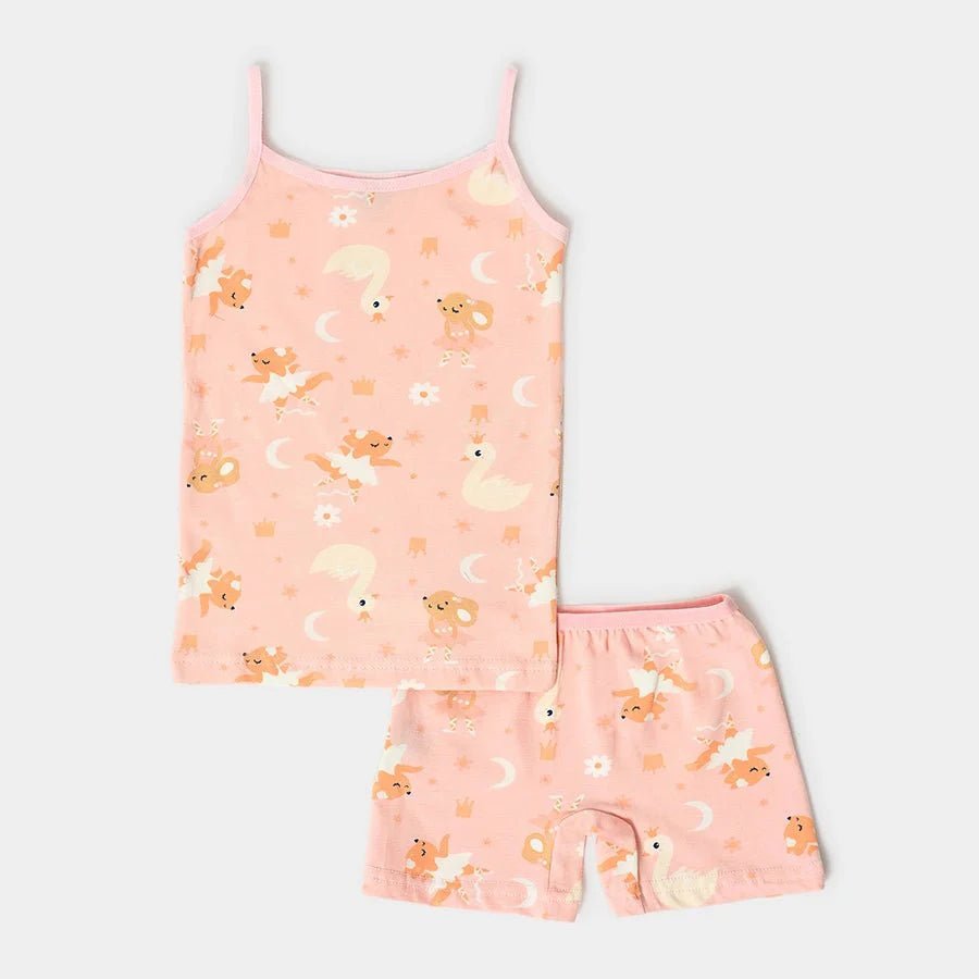 2Pk Blended Jersey Shorts - Vest Set Shorts - Vest Set 13
