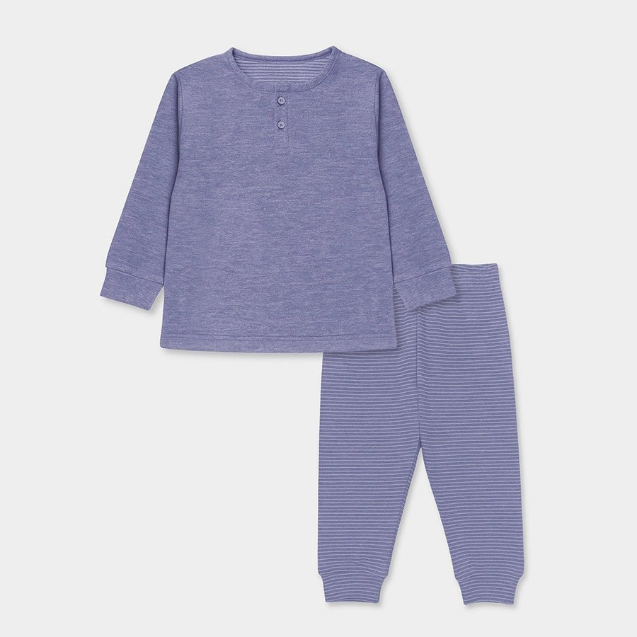 2Pk Blended Rib Knit Thermal Set Thermal Set 2