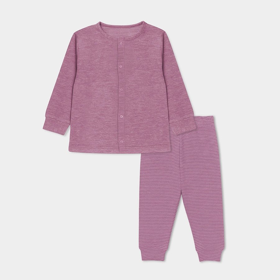 2Pk Blended Rib Knit Thermal Set Thermal Set 2