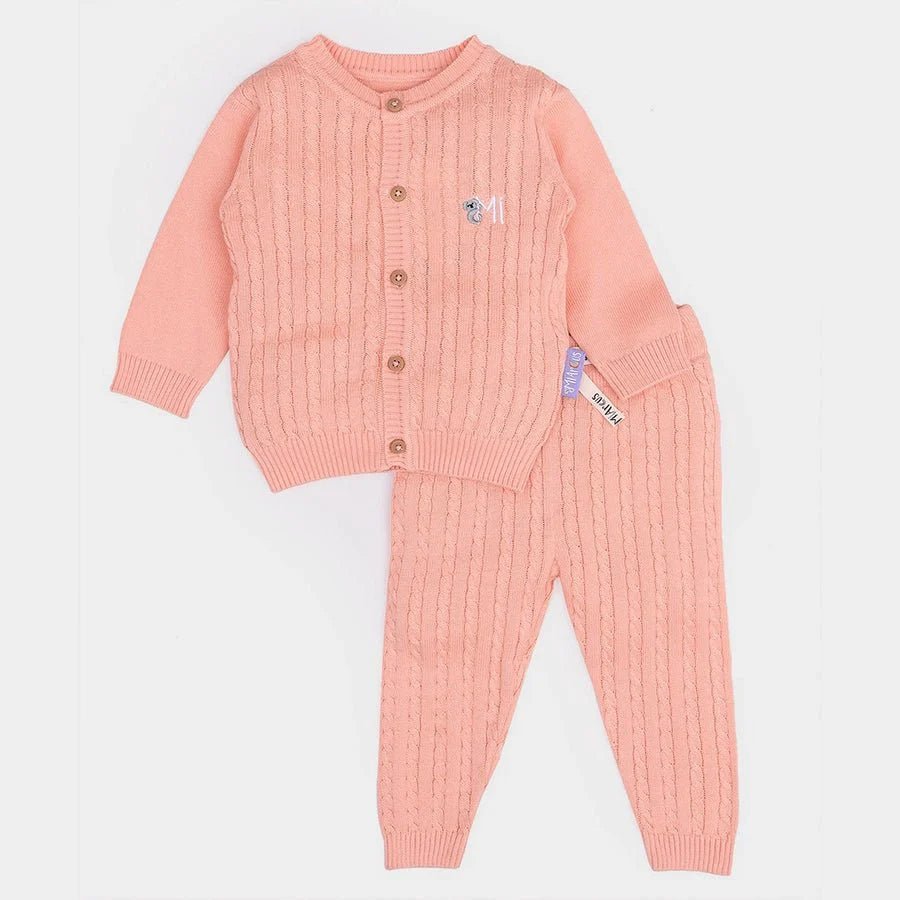 2Pk Cotton Cable Knit Sweater - Pyjama Set Sweater - Pyjama Set 1