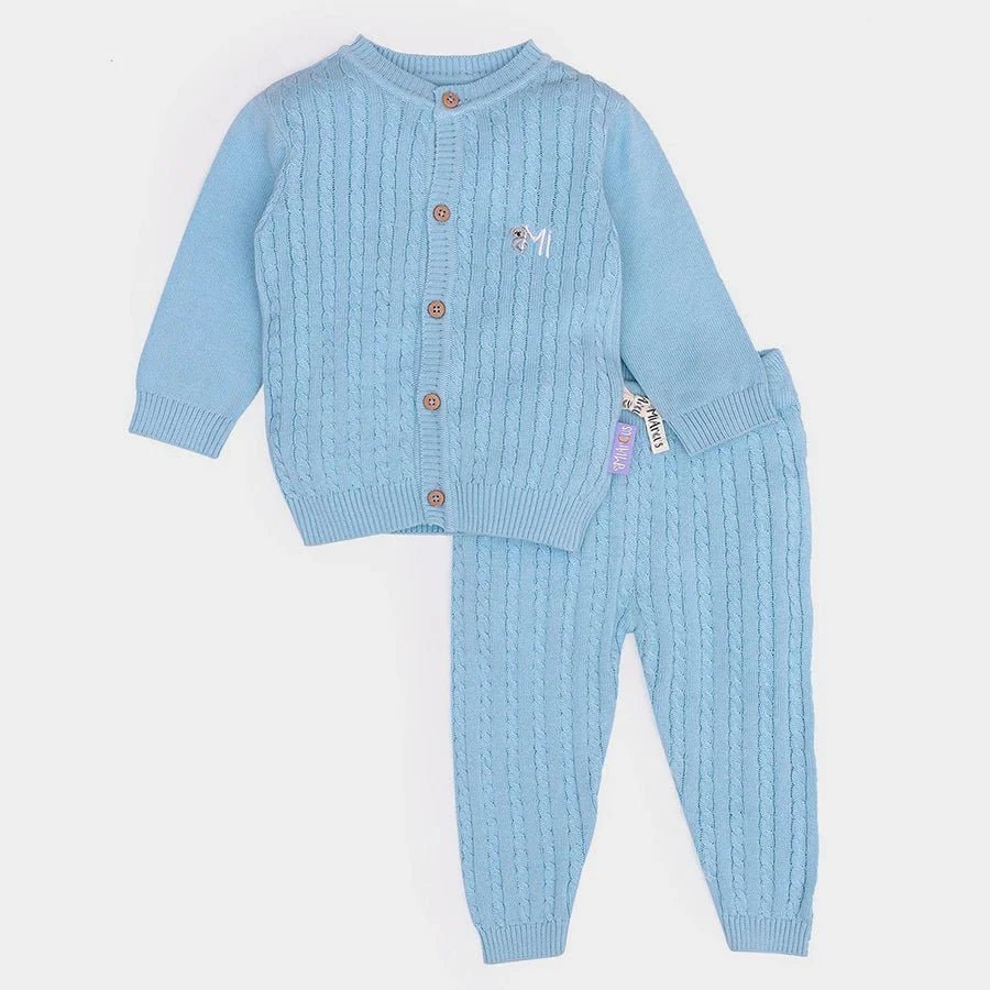 2Pk Cotton Cable Knit Sweater - Pyjama Set Sweater - Pyjama Set 1
