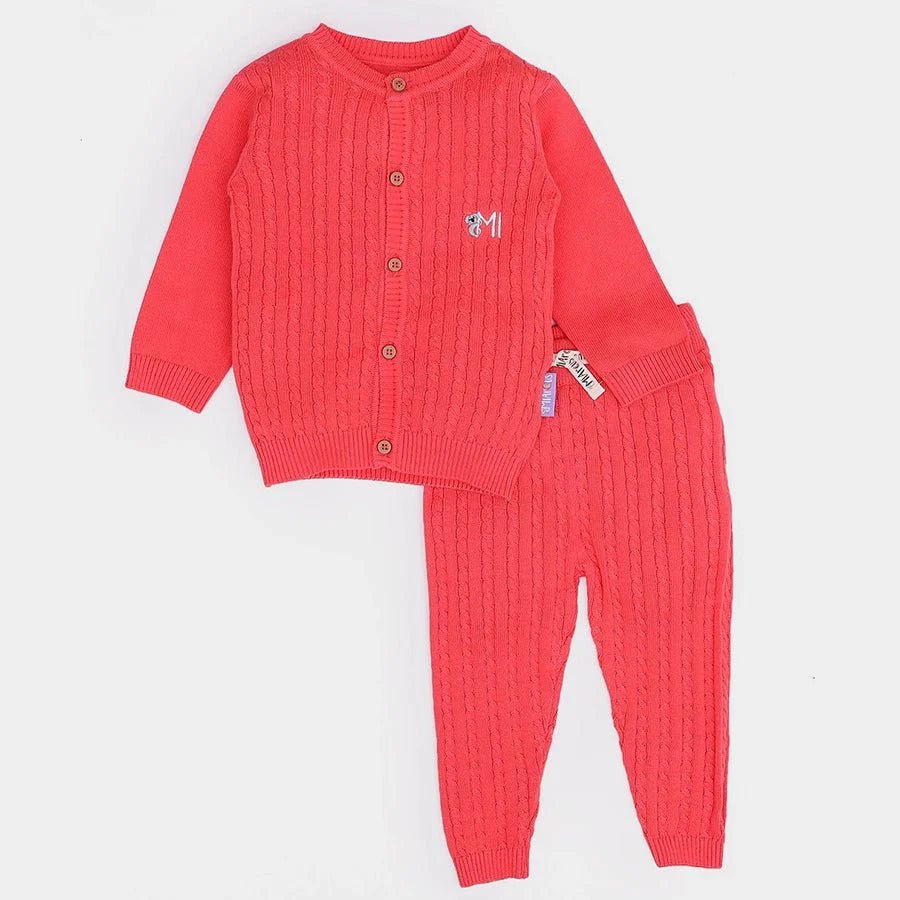 2Pk Cotton Cable Knit Sweater - Pyjama Set Sweater - Pyjama Set 2