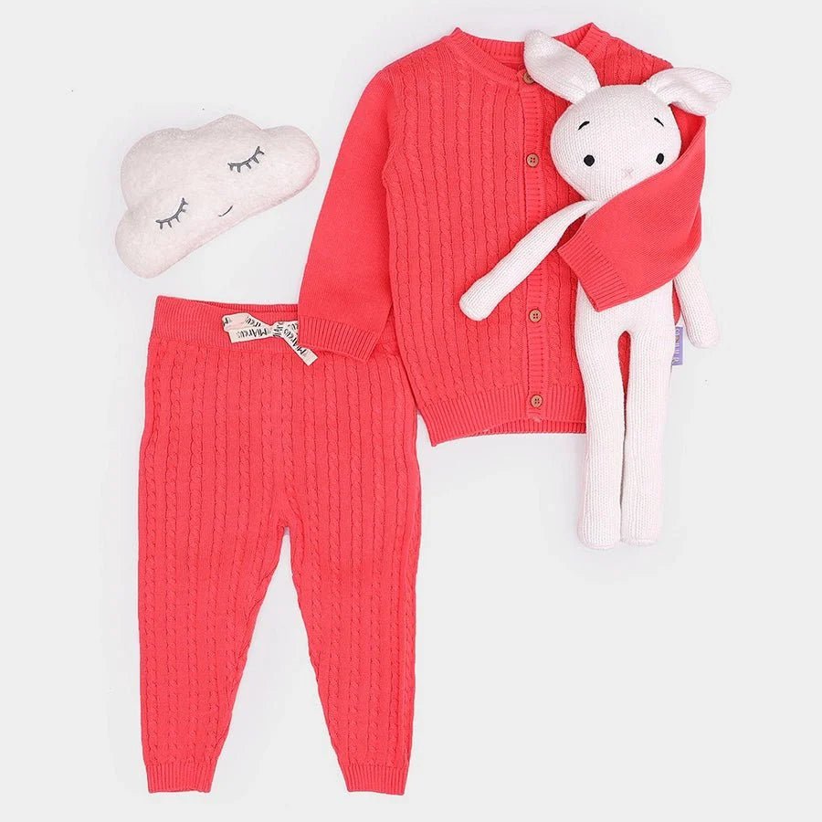 2Pk Cotton Cable Knit Sweater - Pyjama Set Sweater - Pyjama Set 1