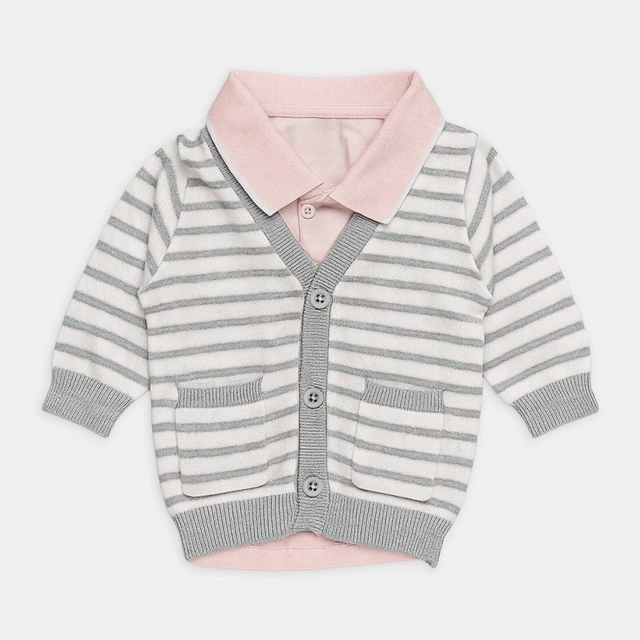 2Pk Cotton Fine Knit Sweater - Pyjama Set Sweater & T-Shirt Set 2