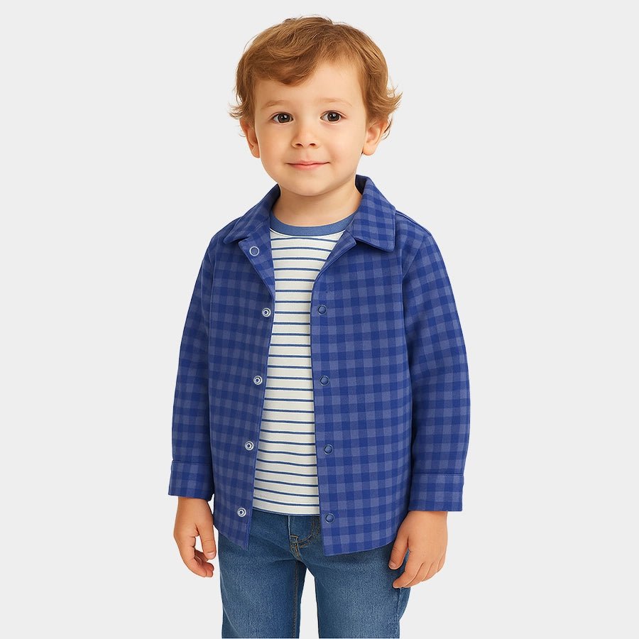 2Pk Cotton Flannel Shirt & T-Shirt Set Shirt & T-Shirt Set 1