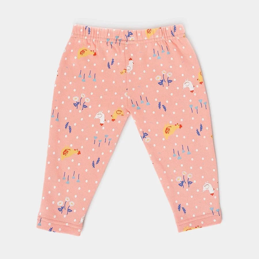 2Pk Cotton Fleece Legging Legging 10