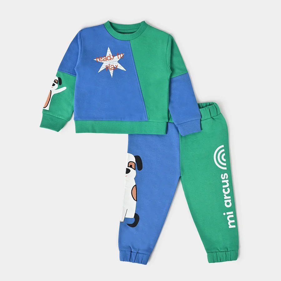 2Pk Cotton Fleece Sweatshirt - Jogger Set Sweatshirt - Jogger Set 1