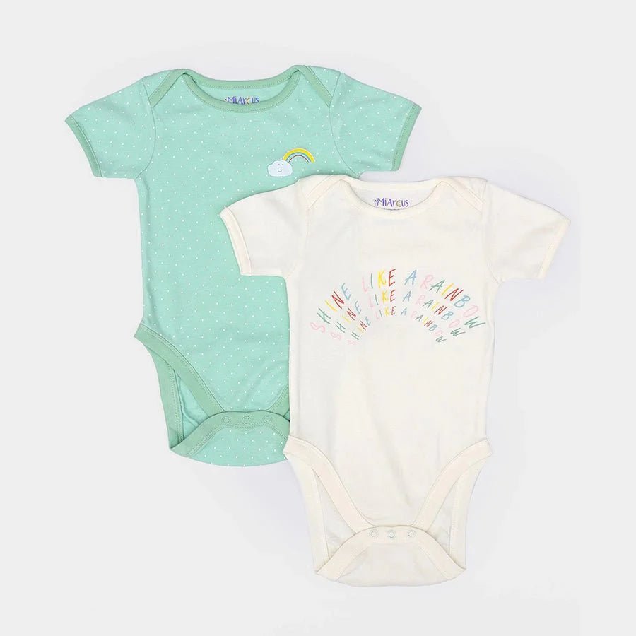 2Pk Cotton Interlock Romper Romper 1