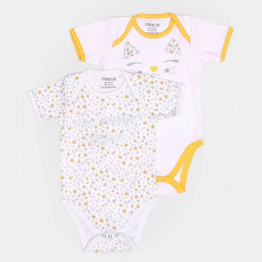 2Pk Cotton Interlock Romper Romper 1
