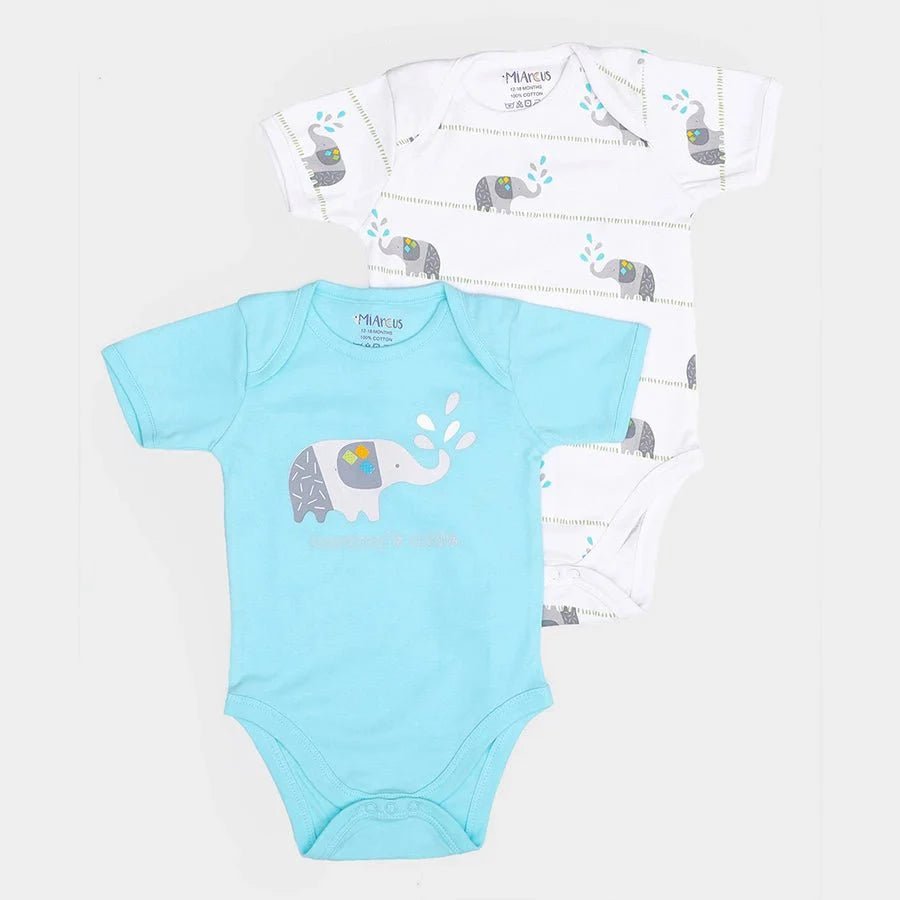 2Pk Cotton Interlock Romper Romper 1