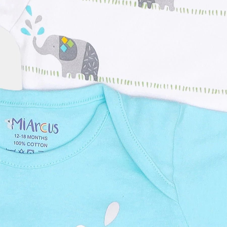 2Pk Cotton Interlock Romper Romper 8