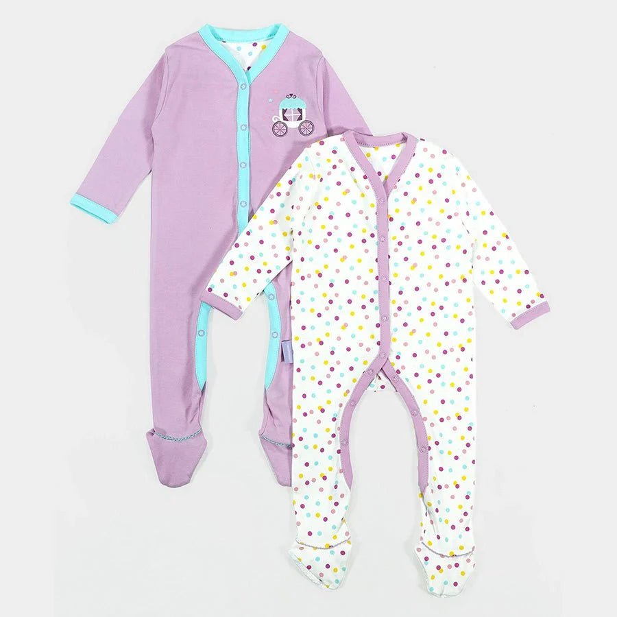 2Pk Cotton Interlock Sleep Suit Sleep Suit 10