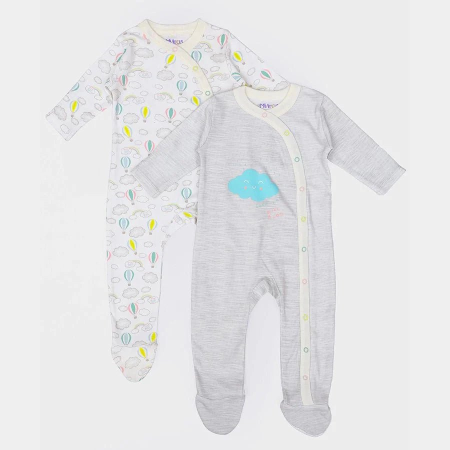 2Pk Cotton Interlock Sleep Suit Sleep Suit 8