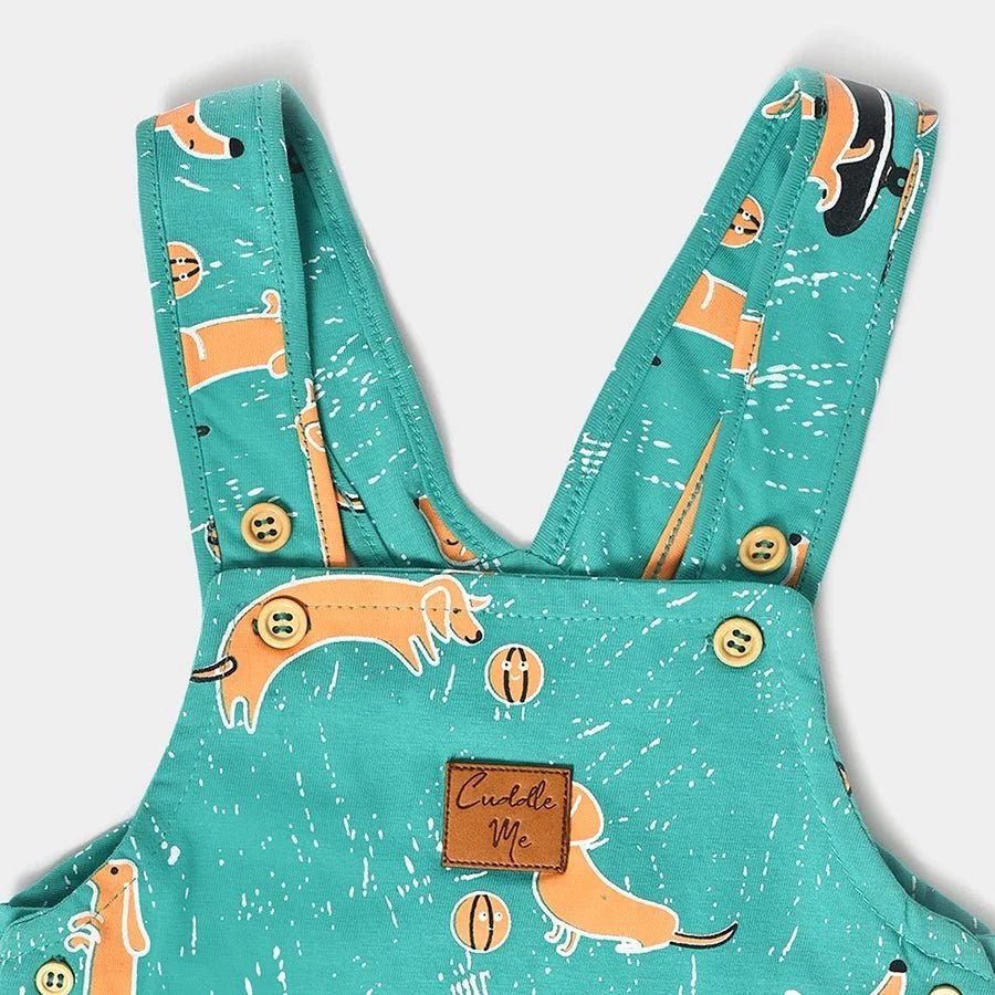 2Pk Cotton Jersey Dungaree Set Dungaree Set 11
