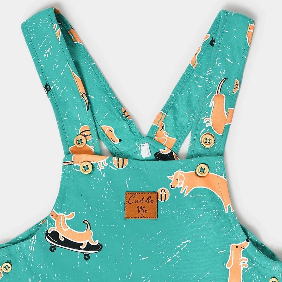 2Pk Cotton Jersey Dungaree Set Dungaree Set 4